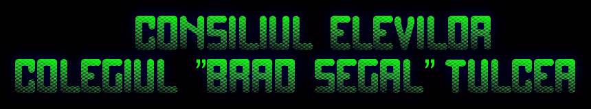 Consiliul elevilor al Colegiului ”BRAD SEGAL” Tulcea
